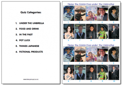 Pub Quiz Pack 1682