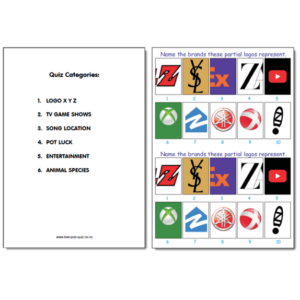 Pub Quiz Pack 1869