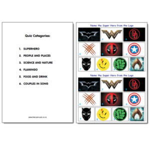 Pub Quiz Pack 1884