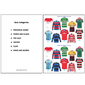 Pub Quiz Pack 1908