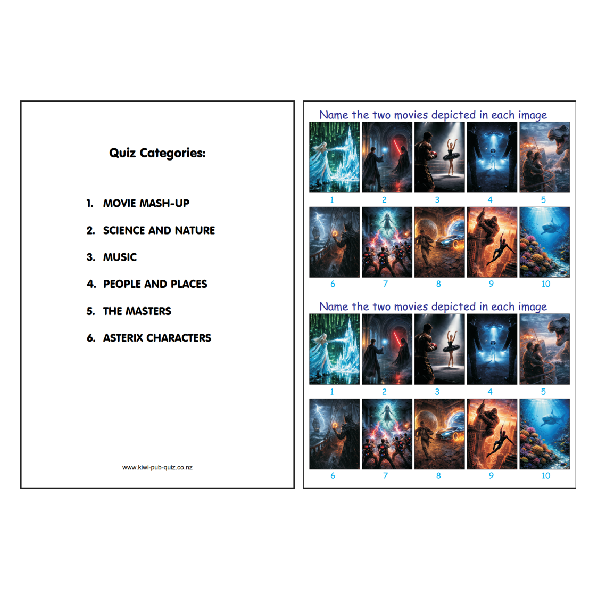 Pub Quiz Pack 1916