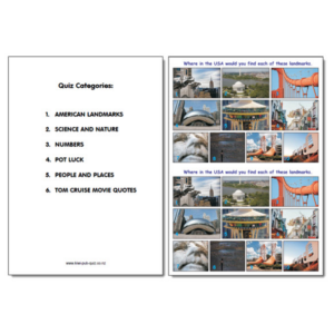 Pub Quiz Pack 1798