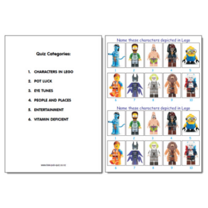 Pub Quiz Pack 1799