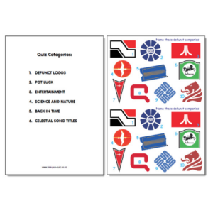 Pub Quiz Pack 1804