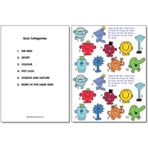 Pub Quiz Pack 1816