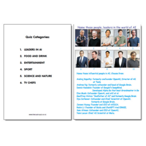 Pub Quiz Pack 1819