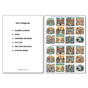 Pub Quiz Pack 1824