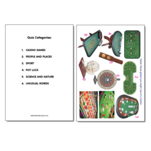 Pub Quiz Pack 1832