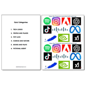 Pub Quiz Pack 1839