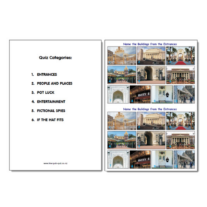 Pub Quiz Pack 1840