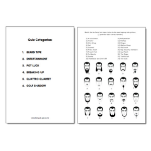 Pub Quiz Pack 1844