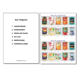 Pub Quiz Pack 1848